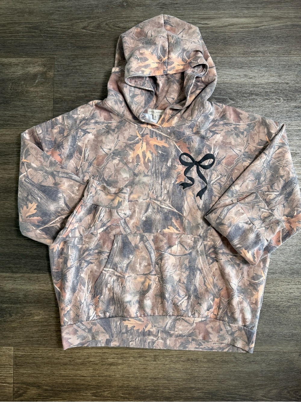 Simply Southern women’s Camo Crewneck Hoodie